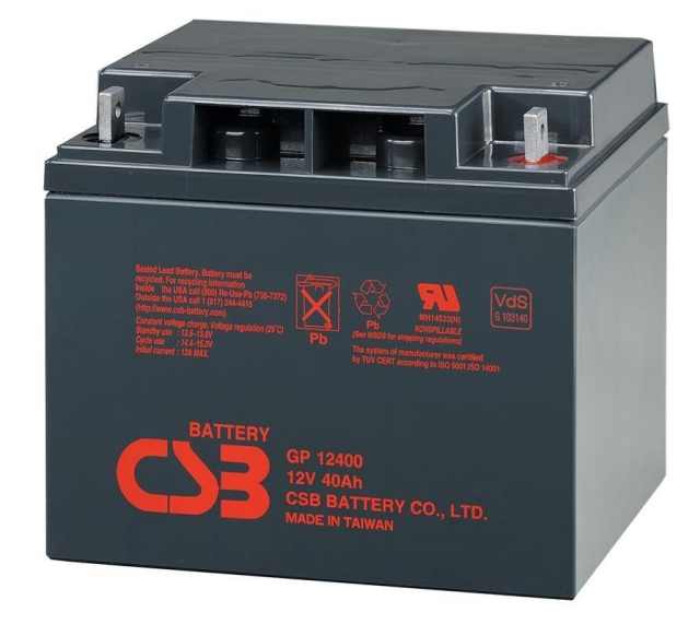 картинка Батарея CSB GPL 12400  (12 В, 40 а/ч) GPL12400