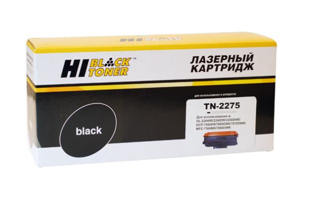 картинка Картридж для Brother HL-2240R/2240DR/2250DNR/DCP-7060DR (Hi-Black) TN-2275, 2,6K