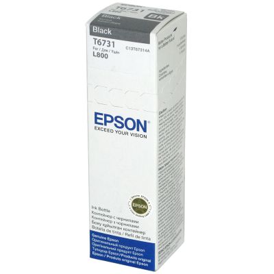 картинка Картридж Epson L800 (70 ml) черный C13T67314A