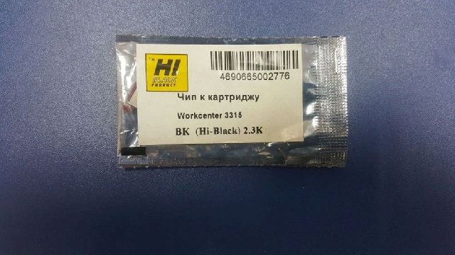 картинка Чип Hi-Black к картриджу Xerox WC 3315 (106R02308), Bk, 2,3K