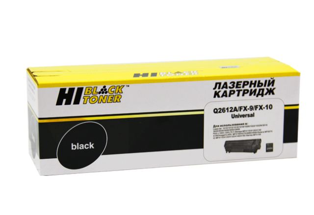 картинка Картридж для Canon i-Sensys MF4018/4120 /4140/4150 /4270 (Hi-Black) FX-10/ FX-9/ Q2612A, 2K