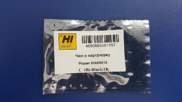 картинка Чип к картриджу Xerox Phaser 6000/6010/WC 6015 C (Hi-Black) new, 1K (106R01631)
