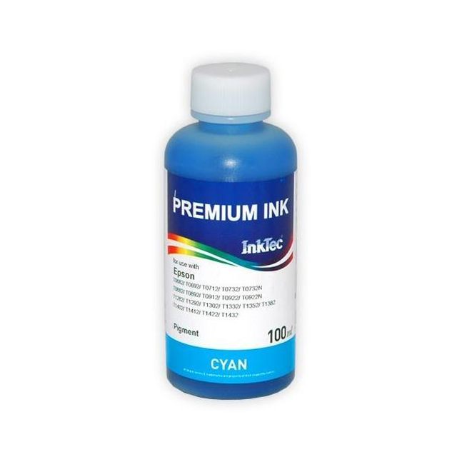 картинка Чернила InkTec E0013-100MC, 100мл., пигментные, Cyan