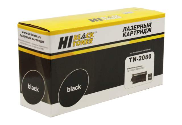 картинка Картридж для Brother HL-2130R / HL-2132R / DCP-7055R (Hi-Black) TN-2080, 1,2K