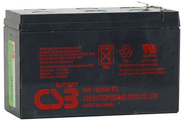 картинка Батарея CSB HR 1234W F2 (12 В, 9а/ч) HR1234W F2