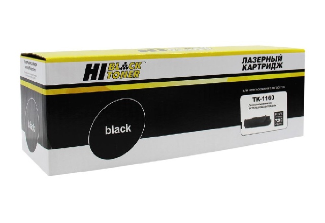 картинка Тонер-картридж Hi-Black (HB-TK-1160) для Kyocera P2040dn/P2040dw, 7,2K, с чипом