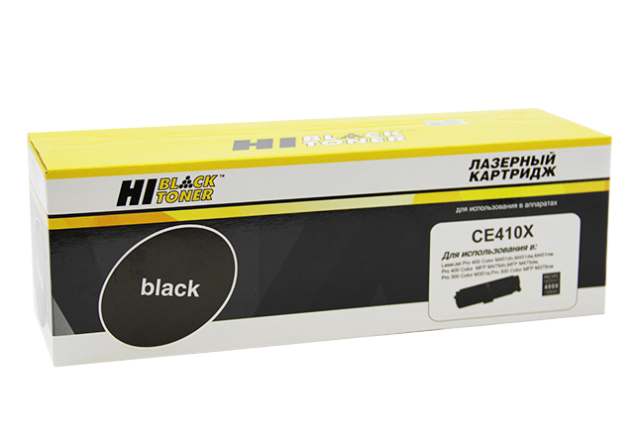 картинка Картридж для HP CLJ Pro 300 Color M351/ M375/Pro 400 Color M451/ M475 (Hi-Black) CE410X, BK, 4K