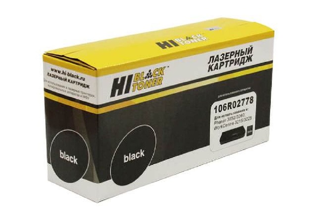 картинка Тонер-картридж Hi-Black (HB-106R02778) для Xerox Phaser 3052/3260/WC 3215/3225, 3K (новая прошивка)