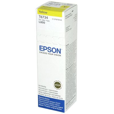 картинка Картридж Epson L800 (70 ml) желтый C13T67344A