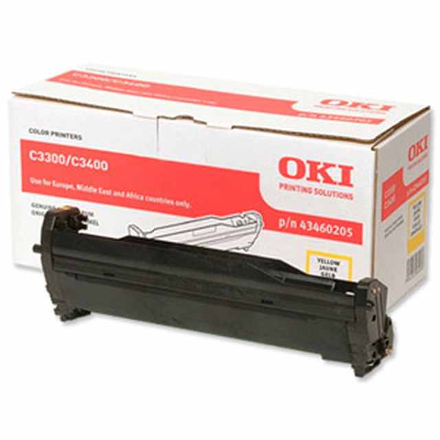 картинка Фотобарабан Драм-Картридж EP OKI C33 / C3300 / C3400 / C3450 / C3600 Y 43460205