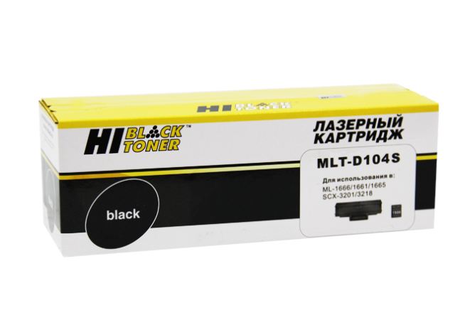 картинка Картридж для Samsung ML1660/1665/1860/SCX-3200/3205 (Hi-Black) MLT-D104S, 1,5K